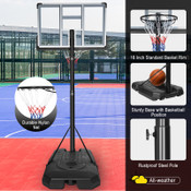 Basketball Hoop with Backboard 2-3.5m Basketball Hoop with Backboard 2-3.5m