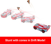 Disney and Pixar Cars Global Racers Cup Drift & Race Lightning Mcqueen