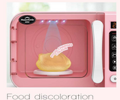Home Appliance Microwave Oven with Light and Sound - Pink