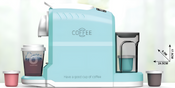 Home Appliance Coffee Machine with Lights & Sound - Blue