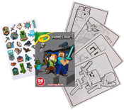 Crayola Minecraft Colouring Book with Sticker Sheet 96 Pages