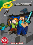 Crayola Minecraft Colouring Book with Sticker Sheet 96 Pages