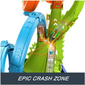 Hot Wheels 4-Loop Crash Out Track Set 1:64 Hot Wheels 4-Loop Crash Out Track Set 1:64