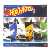 Hot Wheels Die-Cast Cars European Themed 6-Pack