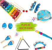Blue Music Set with Bag 14pcs