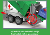 Hero Rides Small Garbage Truck 1:16 Scale