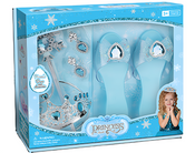 Blue Dress Up Princess Dress Up Set for Girls Princess Shoes, Crown & Jewelry Blue Dress Up Princess Dress Up Set for Girls Princess Shoes, Crown & Jewelry