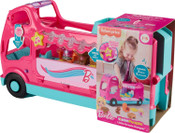 Fisher-Price Little People Barbie Little Dream Camper RV Playset With Music Lights & 2 Figures