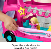 Fisher-Price Little People Barbie Little Dream Camper RV Playset With Music Lights & 2 Figures