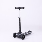 3 Wheel Light Up Scooter - Black