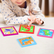 Dinosaur Slide Puzzle 2pcs