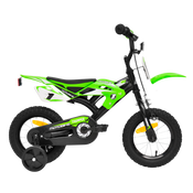 Avoca 30cm Moto X Bike Normal Decal - Green