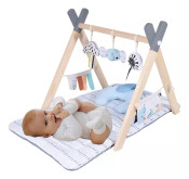 Wooden Baby Play Gym & Play Mat 63588