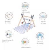 Wooden Baby Play Gym & Play Mat 63588