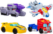 Transformers Toys Heroes vs Villains 4-Pack