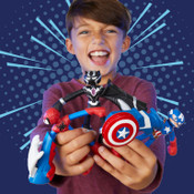 Play-Doh Marvel Captain America Stamping Shield Action Figure Playset