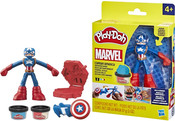 Play-Doh Marvel Captain America Stamping Shield Action Figure Playset