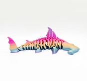 3D Printed Fidget 17cm - Multicoloured Hammerhead 3D Printed Fidget 17cm - Multicoloured Hammerhead
