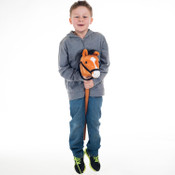 Wonder Co Plush Hobby Horse Dark Brown 75cm