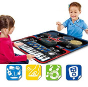 2-in-1 Music Jam Playmat with Drums & Keyboard 2-in-1 Music Jam Playmat with Drums & Keyboard
