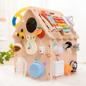 Wooden Mega Toodler Play Busy House