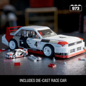 Hot Wheels Audi 90 Quattro Imsa GTO Building Toy Kit Hot Wheels Audi 90 Quattro Imsa GTO Building Toy Kit