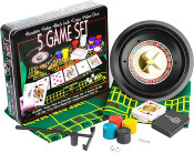 5 Game Poker Set