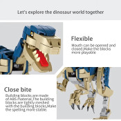 Velociraptor and Fossil 774pcs