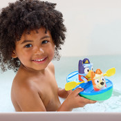 Bluey Paddling Canoe