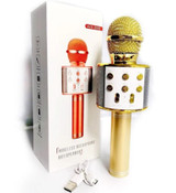 Spacetech Electronics Wireless Karaoke Microphone - Gold