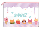 Sweet Snacks Transparent Pencil Case 