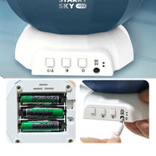 Star and Moon Starry Sky Projection Lamp