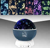 Star and Moon Starry Sky Projection Lamp
