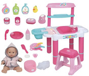 Baby Doll Bath Playset 