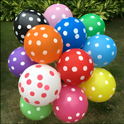 Polka Dots Balloon with Pump 