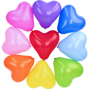 Heart Balloons with Pump 