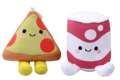 Cuddle Clings Pizza & Soda Plush