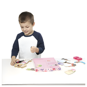 Melissa & Doug - Nina Ballerina Magnetic Wooden Dress-Up Doll Playset