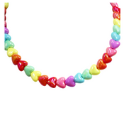 Rainbow Colour Blast Necklace and Bracelet Set