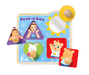 Melissa & Doug Ms.Rachel Wooden Peek-a-Boo Jumbo Peg Puzzle – 4 Pieces Melissa & Doug Ms.Rachel Wooden Peek-a-Boo Jumbo Peg Puzzle – 4 Pieces