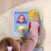 Melissa & Doug Ms.Rachel Wooden Peek-a-Boo Jumbo Peg Puzzle – 4 Pieces Melissa & Doug Ms.Rachel Wooden Peek-a-Boo Jumbo Peg Puzzle – 4 Pieces