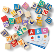 Melissa & Doug Ms. Rachel Wooden Learning Blocks Melissa & Doug Ms. Rachel Wooden Learning Blocks