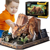 National Geographic Triceratops Dinosaur 3D Puzzle  44 Piece