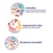 Casdon 36-Piece Tea Set