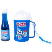 Slush Puppie Making Cup & Blue Raspberry Syrup Set