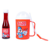 Slush Puppie Making Cup & Red Cherry Syrup Set