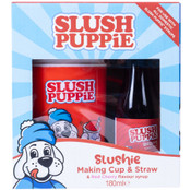 Slush Puppie Making Cup & Red Cherry Syrup Set