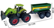 Dinoblast Diecast Farm Vehicle with Trailer Blister  Dinoblast Diecast Farm Vehicle with Trailer Blister