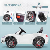 White Maserati 12V Rechargeable