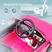 Pink Maserati 12V Rechargeable